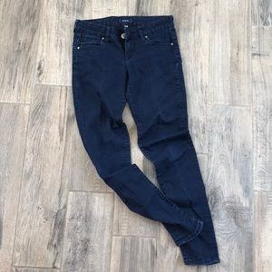Indigo blue girls low rise jeans